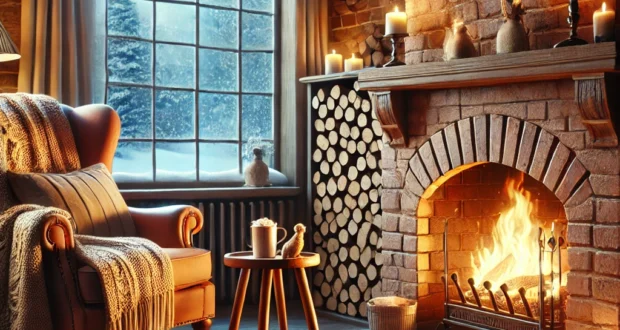 How to keep fire to burning all night: a cozy winter guide