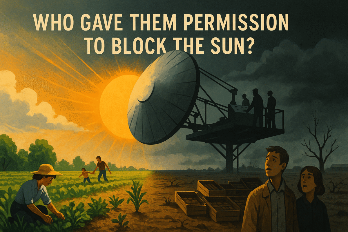 Who gave them permission to block the sun?