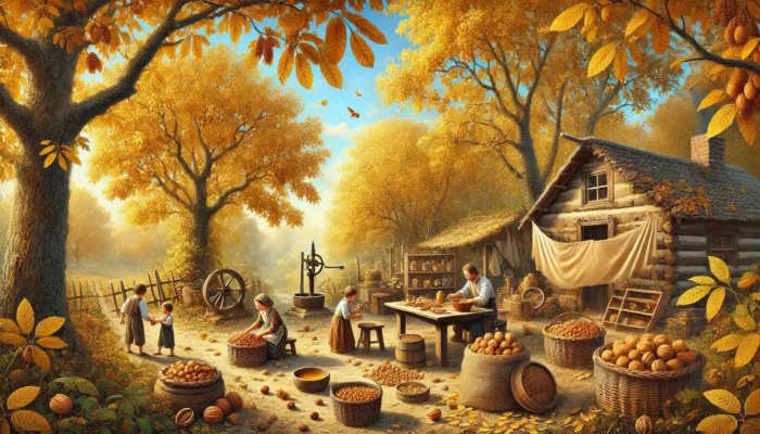 When walnuts fall – from the network